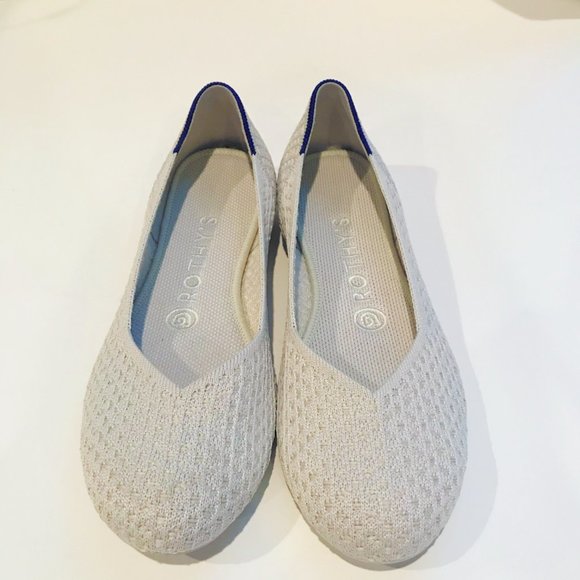 Rothy's Shoes - Rothy's Salt Honeycomb Round Flats